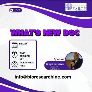 What's new Doc webinar series